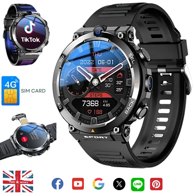 2025 Smart Watch with SIM Card, GPS, Camera, 4G, 2GB RAM, WiFi, NFC - Image 1 of 4