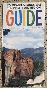 VTG COLORADO SPRINGS PIKES PEAK REGION GUIDE PAMPHLET ADVERTISEMENT BROCHURE - Picture 1 of 10