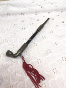 KOREAN TRADITIONAL SHORT SMOKING PIPE(Gombangdae) OF ORNAMENTAL PURPOSES - Picture 1 of 9