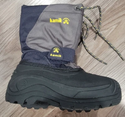 Botas Kamik Talla 12 Bolas de Fuego Gris Marino Invierno Nieve Niños Jóvenes Foto 1 de 4