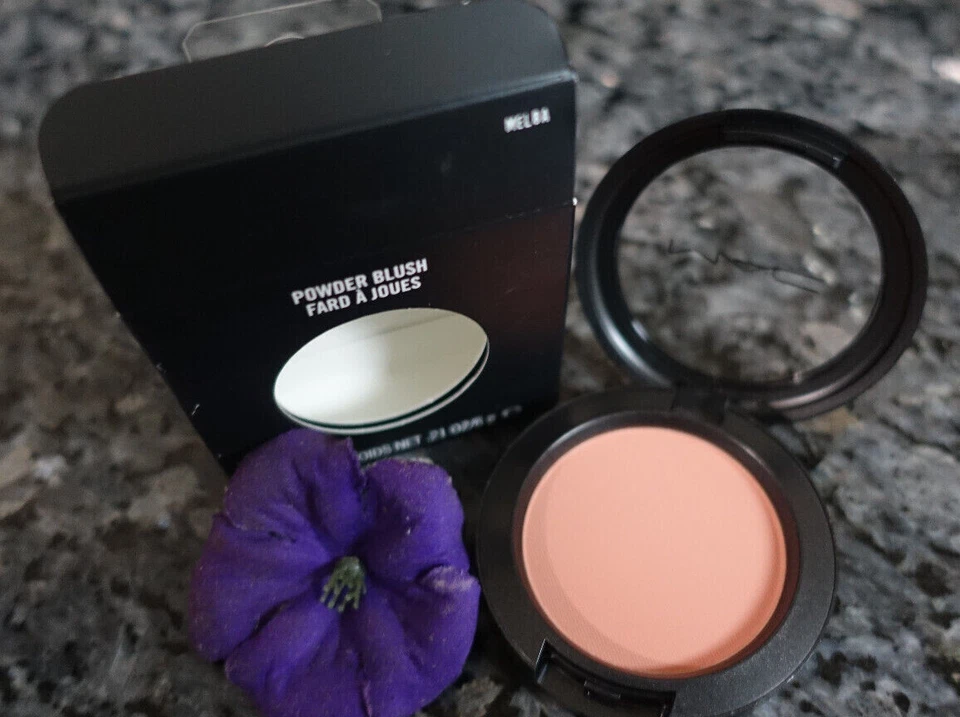 Mac Powder Blush - Melba (soft Coral Peach)