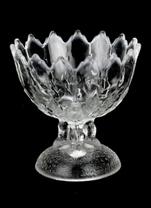 Northwood Glass Hilltop Vines Opalescent Glass Footed Bowl 4¾4" 1906 - Picture 1 of 9