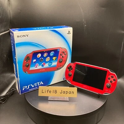 Sony PlayStation PS Vita PCH-1000 Red OLED Wi-Fi Handheld Console System - Image 1 of 4