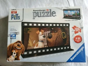 The Secret Life of Pets 2-Sided 3D Filmstrip 108 pcs Puzzle Ravensburger Sealed - Picture 1 of 4