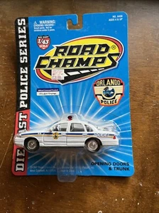1997 Road Champs Police Series Orlando Florida Police Diecast Car Maßstab 1:43 NEU - Bild 1 von 3
