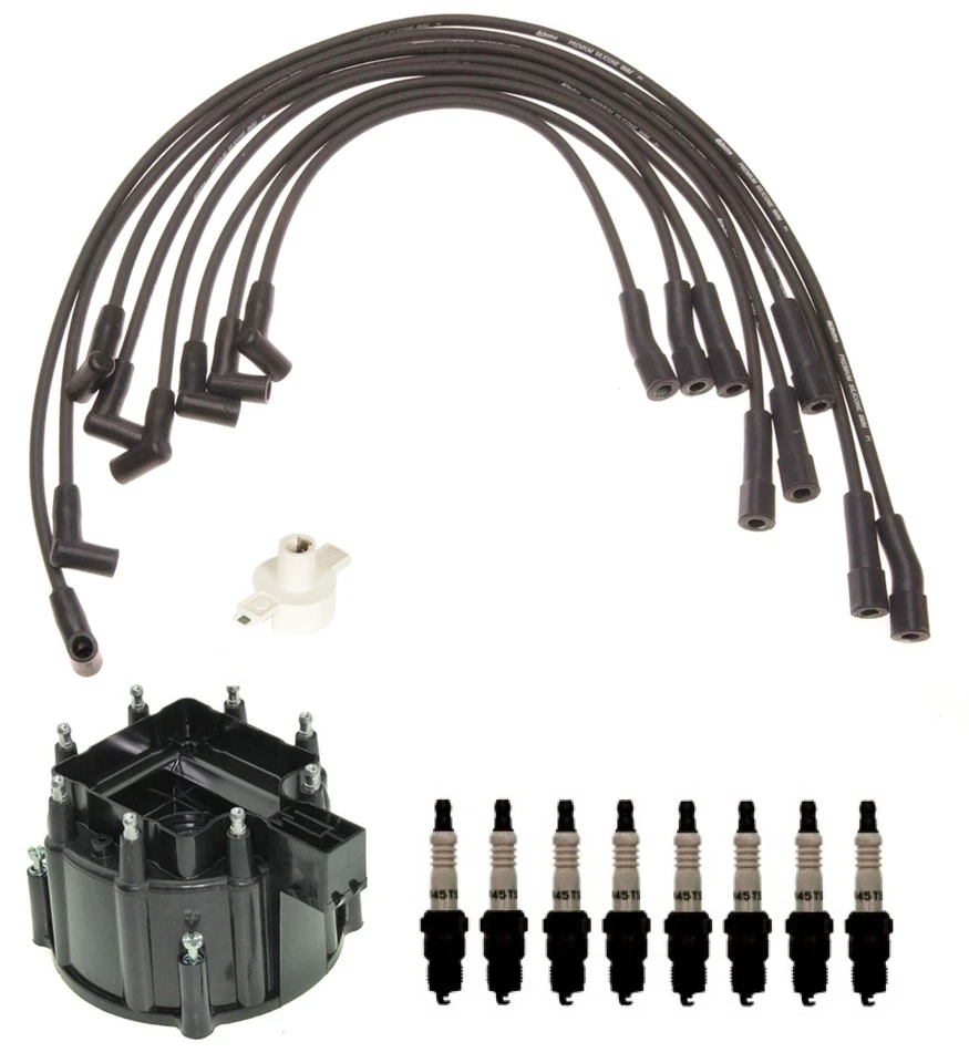Kit de encendido ACDelco distribuidor tapa rotor cable y bujías para Pontiac Buick Foto 1 de 1