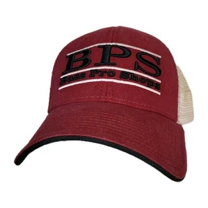 Cappello berretto camionista Bass Pro Shops uomo taglia unica rosso pesca sport maglia usato - Foto 1 di 17