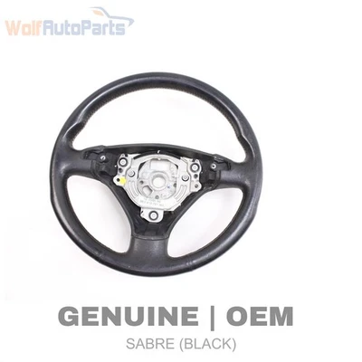 2004-2005 AUDI S4 - 3-Spoke Leather Sport Steering Wheel 8E0419091AH - Image 1 of 4