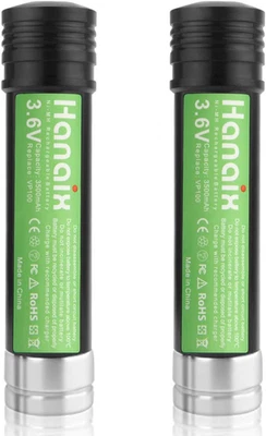 Paquete de 2 baterías de 3,6 V 3500 Mah Ni-Mh para batería Black and Decker Versapak Gold VP1 Foto 1 de 4