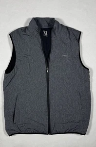 Vuori Herren Weste Large grau durchgehender Reißverschluss leicht Performance sportlich - Bild 1 von 9