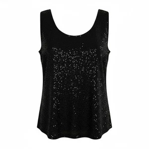 Ellen Tracy Sparkle Tank Neu mit Etikett Silvester - Bild 1 von 3