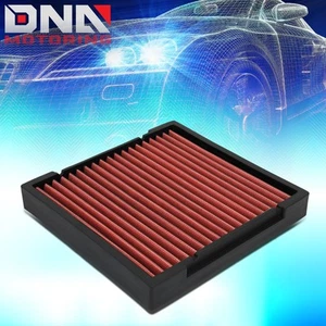 FOR 2009-2019 HONDA CIVIC/CRV/HRV/FIT/INSIGHT RECLEANABLE CABIN AIR FILTER RED - Picture 1 of 6