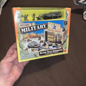 Matchbox Military Police Headquarters 13 Piece Set with Tank. NEW - Picture 1 of 11