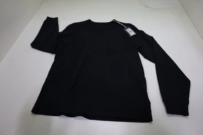 Polo Vineyard Vines Manga Larga Negro Bolsillo Para Hombre Mediano Negro 803D Nuevo 01288672 Foto 1 de 4