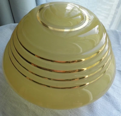 ART-DECO Ancien plafonnier lustre suspension 1930 - Photo 1/4