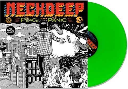Neck Deep - The Peace and the Panic [New Vinyl LP] Explicit, Colored Vinyl, Gree - Image 1 of 1
