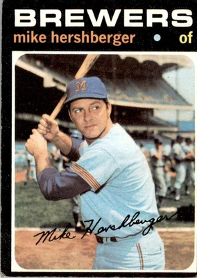 Mike Hershberger 1971 Topps - B Milwaukee Brewers #149 Ex Foto 1 de 2