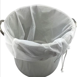 Bolsa de malla de filtro grande reutilizable para cerveza fruta sidra manzana uva colado elaboración de cerveza - Imagen 1 de 5