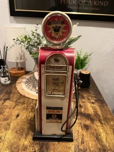 Pompa servizio olio motore benzina 14" capo dei pompieri vintage replica coin bank - Foto 1 di 16