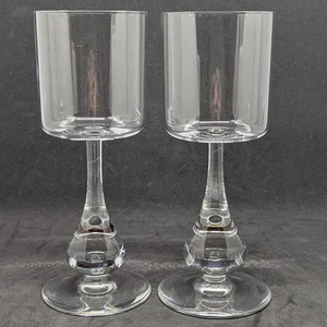 Vintage Baccarat Crystal Jose White Wine Glass 6 3/8" Set Of 2 - Picture 1 of 9