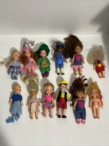 Barbie Doll Kelly Doll Lot Plus Other Mini Dolls - Picture 1 of 7
