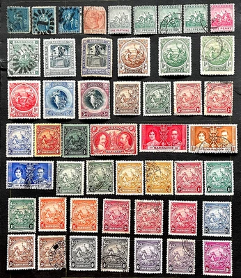 BARBADOS 1861-1952 MONTADO COMO NUEVO Y USADO SELECCIÓN EN 2 FOTOS Foto 1 de 2