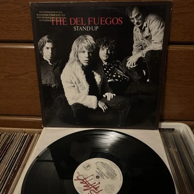 The Del Fuegos *Stand Up* 1987 12" Vinyl Slash Warner Bros. 1-25540 Vg+ Promo - Image 1 of 3
