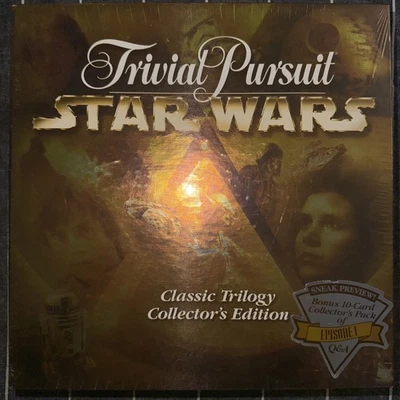 Trivial Pursuit Star Wars Trilogía Clásica Edición Coleccionista Sellado E1 10 Cartas Foto 1 de 2