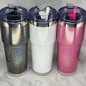 3 PACK 2024 Dunkin' Americana Stainless Steel Tumbler 32oz *FREE GIFT W/PURCHASE - Picture 1 of 6