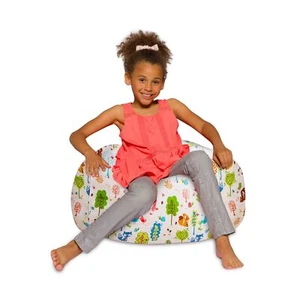 Posh Creations Bean Bag Chair for Kids, Teens, and Adults Includes Removable ... - Picture 1 of 5