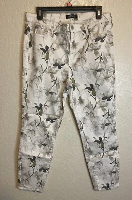 Buffalo David Bitton Jeans Floral 10/30 Floral High Rise Ankle Skinny Pant 27"L - Image 1 of 4