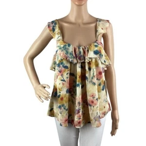 Bishop + Young Romance Cami Tanque Estampado Acuarela Talla S - Imagen 1 de 7