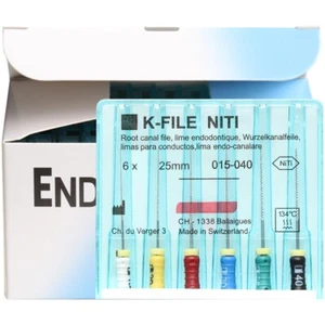 10 Packungen 21/25/31 mm Dental K-FEILE NITIFLEX NiTi Flexible Endo Wurzelkanal K Feilen - Bild 1 von 21