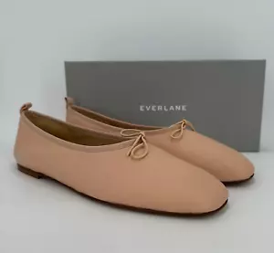 Everlane The Italian Leather Day Ballet Flats size 6.5 Women's Pale Pink - Picture 1 of 4