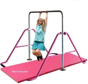 Barra de gimnasia para niños rosa | plegable | ajustable | barra parallel - Imagen 1 de 4