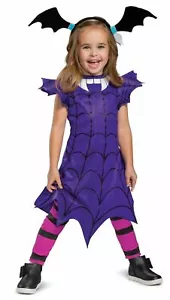 Nuevo con etiquetas Disney Junior Vampirina Niño Pequeño Disfraz - Vestido, Diadema y Leggings - 3T-4T - Imagen 1 de 1