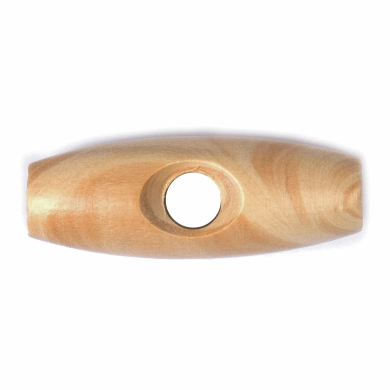 1 x 32mm Wooden Toggle Button Jacket Duffle Coat - Image 1 of 1