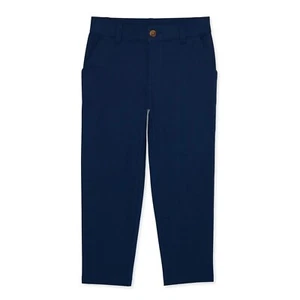 Wonder Nation Boys School Uniform Flat Front Twill Pants 10 Navy - Picture 1 of 2