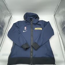 NIKE NBA INDIANA PACERS SHOWTIME THERMA FLEX FULL ZIP HOODIE JACKET MENS SIZE M
