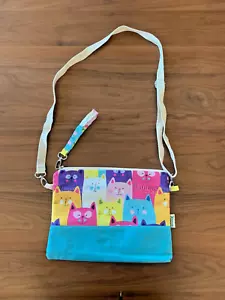 Bolso sin asas AuthenticStyle&Co. hecho a mano diseño gato correas extraíbles para hombros y manos - Imagen 1 de 3