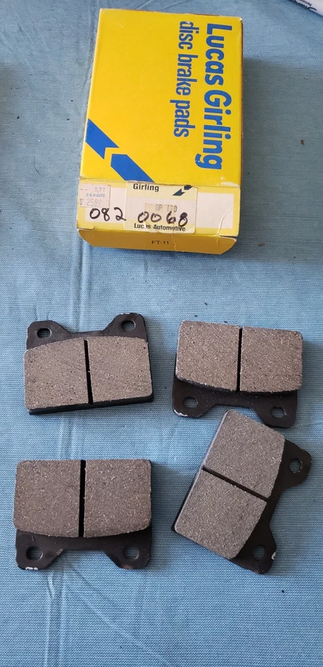 AUDI 100 BMW 1600 2000 2002 СЕРИИ НОВЫЙ LUCAS GIRLING ТОРМОЗНЫЕ КОЛОДКИ 082-0068 - Изображение 1 из 1