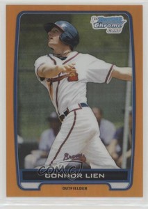 2012 Bowman Draft Chrome Draft Picks Orange Refractors /25 Connor Lien #BDPP82