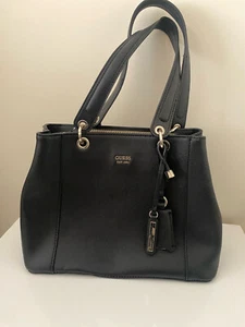 Guess Kamryn Black Double Strap Tote Bag - Picture 1 of 7