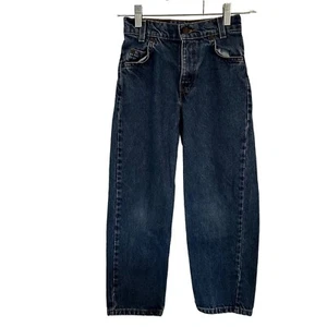Levi Strauss 5 Pocket Blue Denim Jeans Boy's Size 8 Reg Made In USA 1998 - Picture 1 of 15