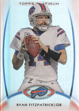 2012 Topps Platinum Football Card #55 Ryan Fitzpatrick