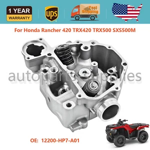 Engine Cylinder Head 12200-HP7-A01 For Honda Rancher 420 TRX420 TRX500 SXS500M - Picture 1 of 14