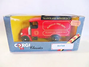 CORGI C906/4 'MACK VAN - BUFFALO FIRE DEPT SEARCH & RESCUE' 1:43/1:50 SIN USAR, EN CAJA/EN CAJA - Imagen 1 de 6