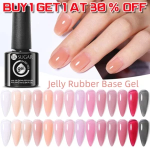 UR SUGAR Gel Nail Polish Nude Pink Jelly Gel Nails Art Soak Off UV Gel AU - Picture 1 of 29