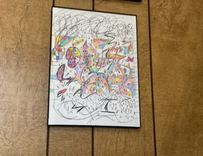 Juego de 3 obras de arte en contraste colección medios mixtos Foto 1 de 4