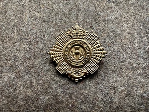 Original WW1 Periode 4/5t Btn. Royal Scots vergoldet Metall Schätzchen - Bild 1 von 2